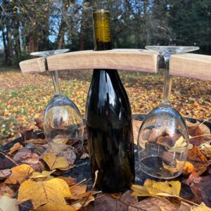 Handcrafted Wooden Wine Caddy