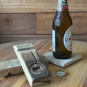 Oak Barrel Wood Bottle Opener