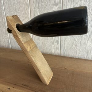 Rustic Single Balancing Wine Bottle Holder